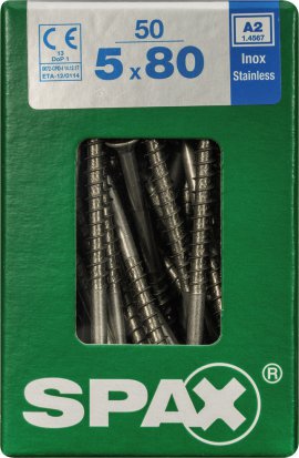 SPAX Schraube A2 Torx L 