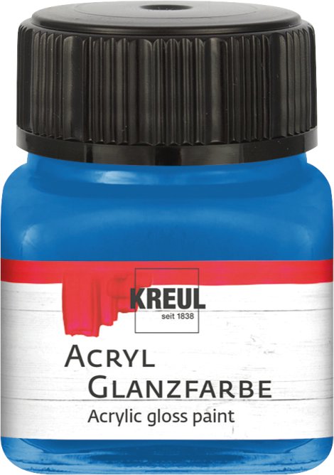 KREUL Acryl Glanzfarbe Blau 20 ml