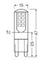 OSRAM LED-Pin 30 WG9, Warmweiß 2,6W, 3 Stk.