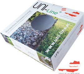 Uni-Line Rasenkante Standard 0,2x10 cm, 25 m