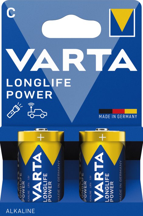 VARTA Batterie Longlife Power C Blister 2er Pack