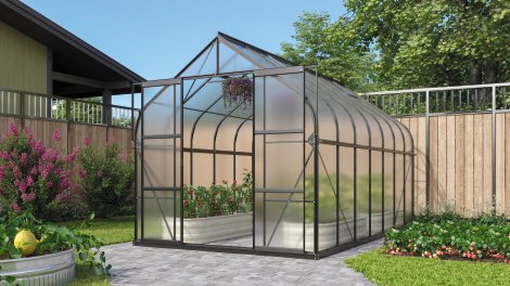 VITAVIA Gewächshaus Dione 11500 HKP 4 mm Schwarz