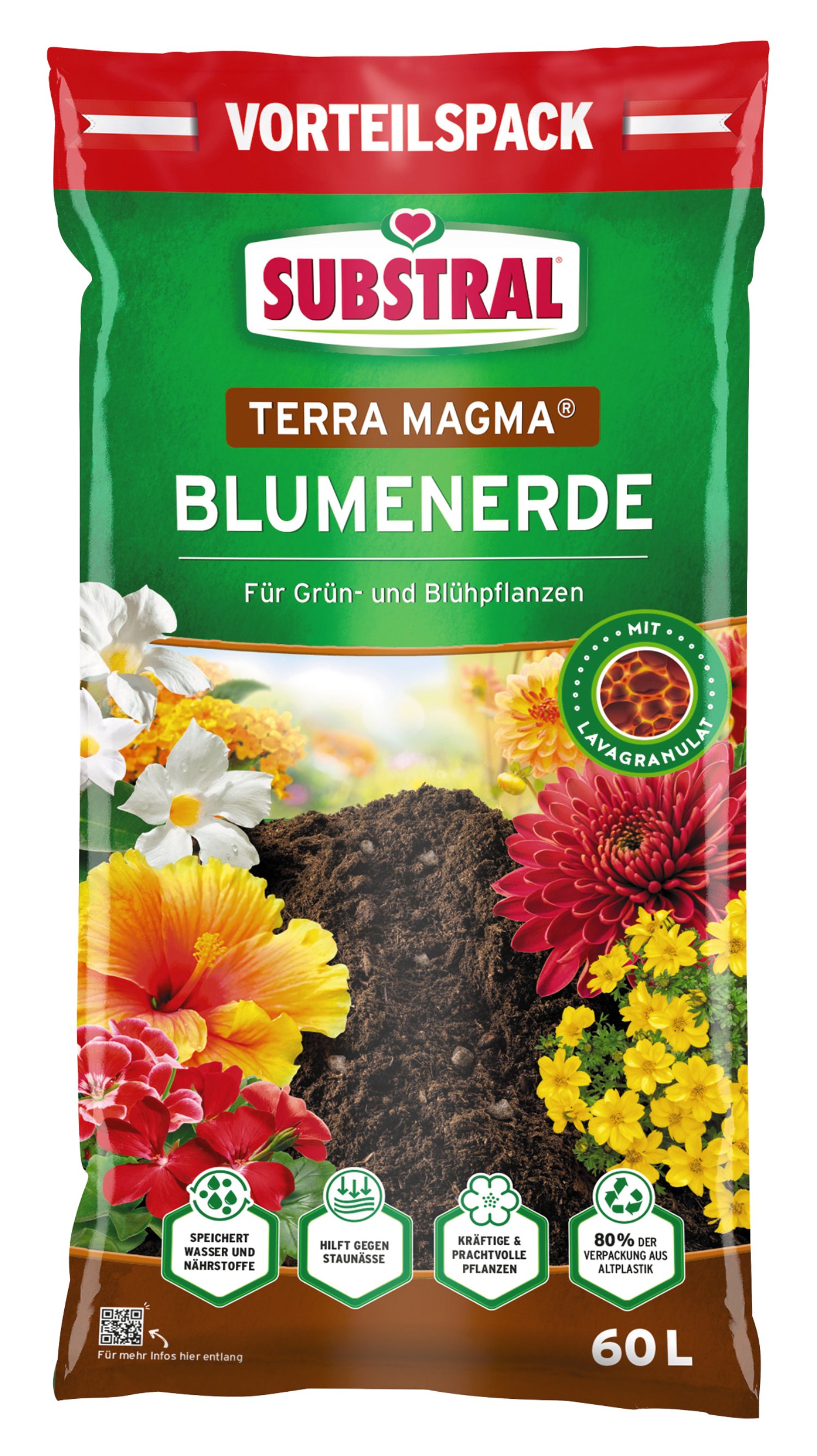 SUBSTRAL® Terra Magma Blumenerde 60 l