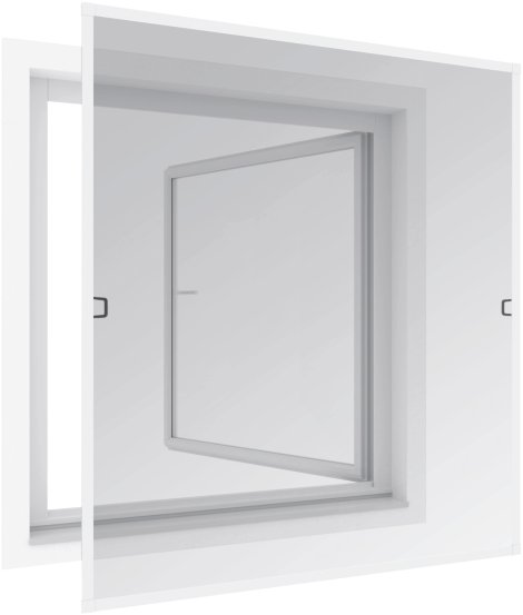 WINDHAGER Insektenschutzfenster ULTRA Flat Weiß 120x150 cm