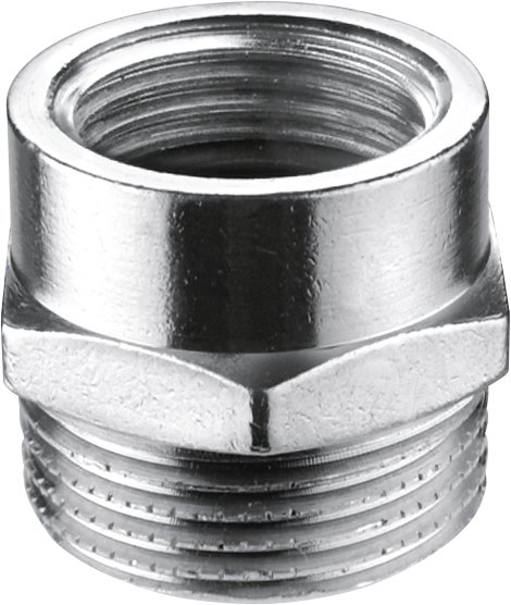 CORNAT Übergangsstück Chrom 1/2" IG 3/4" AG