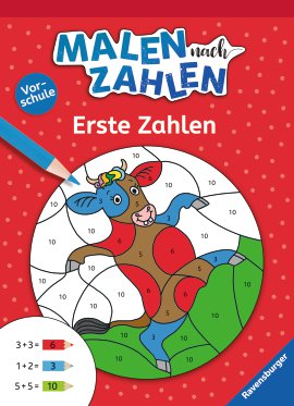 RAVENSBURGER Buch Malen nach Zahlen Vorschule Erste Zahlen