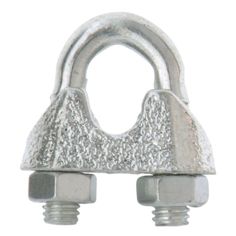 Drahtseilklemme rostbeständig 6 mm