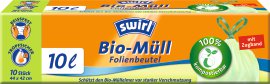 Swirl Bio-Müll-Folienbeutel mit Zuziehband