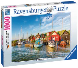 RAVENSBURGER Puzzle Romantische Hafenwelt von Ahrenshoop
