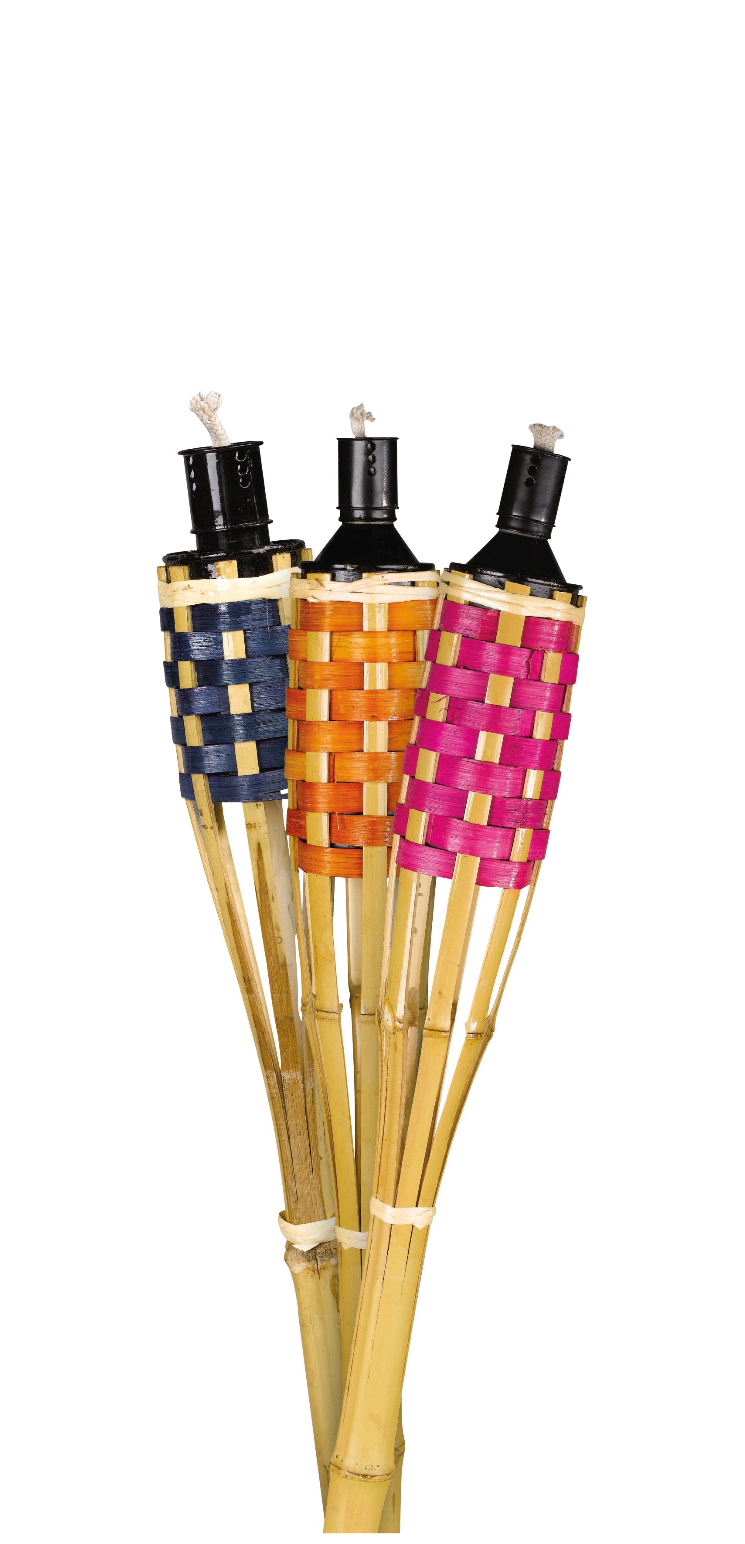 Bambusfackel geflecht 150 cm