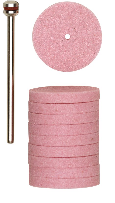 Edelkorund Schleifscheibe 22 mm 10 Stk.