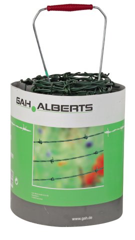 ALBERTS Stacheldraht Grün 25000x2,8 mm