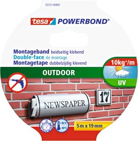 TESA Montageband Outdoor 5 m x 19 mm