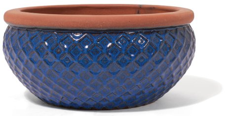 Pflanzgefäß Hamper Washed Blau 38 cm