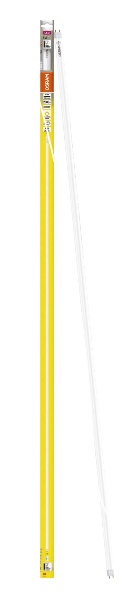 LEDVANCE LED-Leuchte Tube T8 EM Warmweiß 18,3W L 150 cm