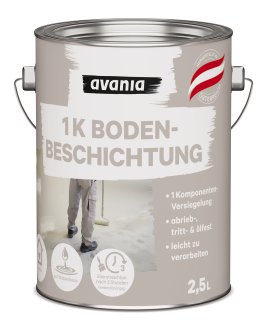 AVANIA Bodenbeschichtung RAL7023 Betongrau 2,5 l