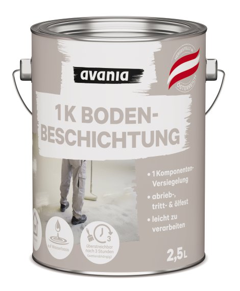 AVANIA Bodenbeschichtung RAL7023 Betongrau 2,5 l