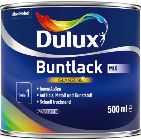 DULUX Buntlack WV Mix Basis 1 glänzend-weiß 0,5 l