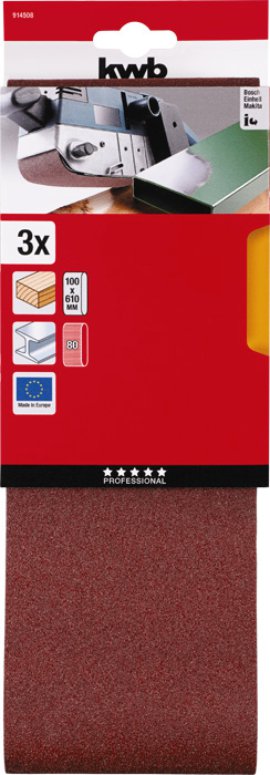 KWB Schleifband K80 100x610 mm