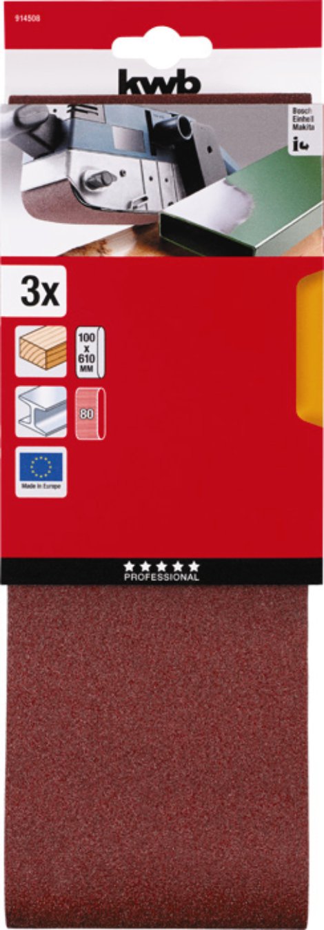 KWB Schleifband K80 100x610 mm