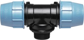 PARGA PE-T-Stück mit AG 32x1"