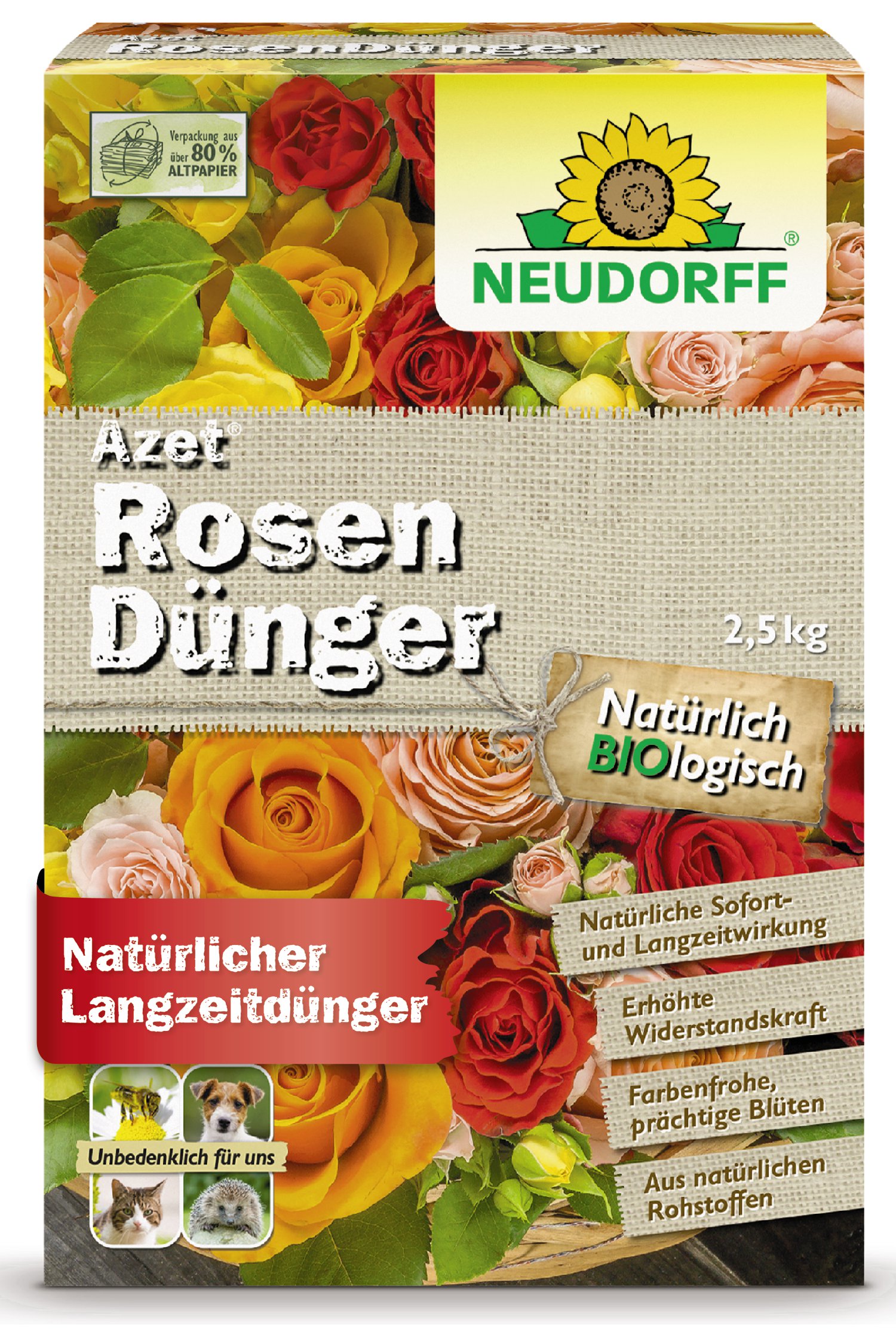 NEUDORFF Azet Rosendünger 2,5 kg