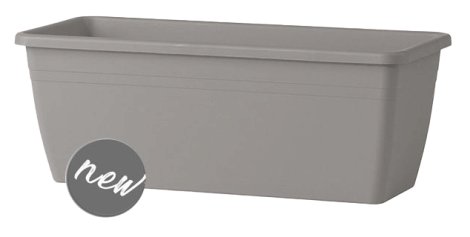 DEROMA Balkonkasten Day Sandgrau 60 cm