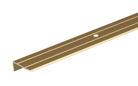 ALBERTS Teppich Abschlußschiene Edelstahl 2 m, 24,5x10 mm