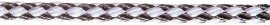 Rollladenschnur Schwarz/Weiß 4,5 mm