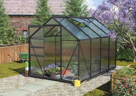 VITAVIA Gewächshaus Calypso 5800 HKP 4 mm Schwarz