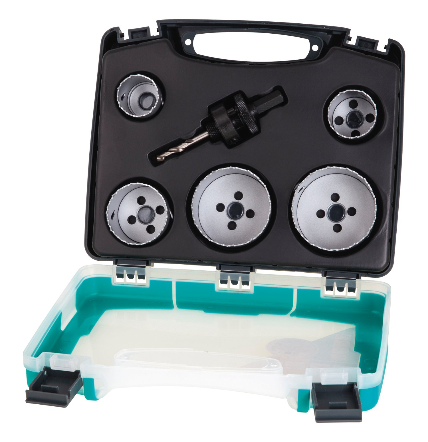 WOLFCRAFT Bi-Metall-Lochsägeneinsatz-Set Elektro und Sanitär 6-tlg.