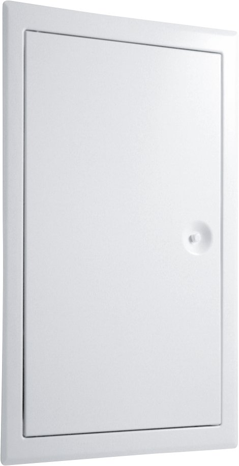 Revisionstür mit Vierkantverschluss Stahlblech Weiß 300x600 mm