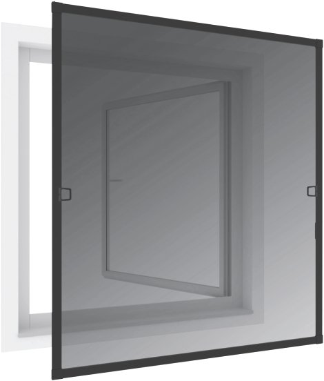 WINDHAGER Rahmenfenster - COOL 100x120 cm, anthrazit