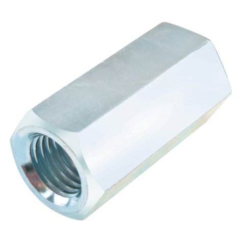 SUKI Verlängerungsmutter verzinkt 6-kant-eckig M18x50x27 mm 2 Stk.