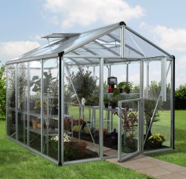 VITAVIA Gewächshaus Zeus ESG/HKP 3/10 mm Aluminium