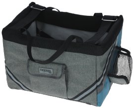 Fahrradtasche Vacation Grau/Blau 38x29x25 cm