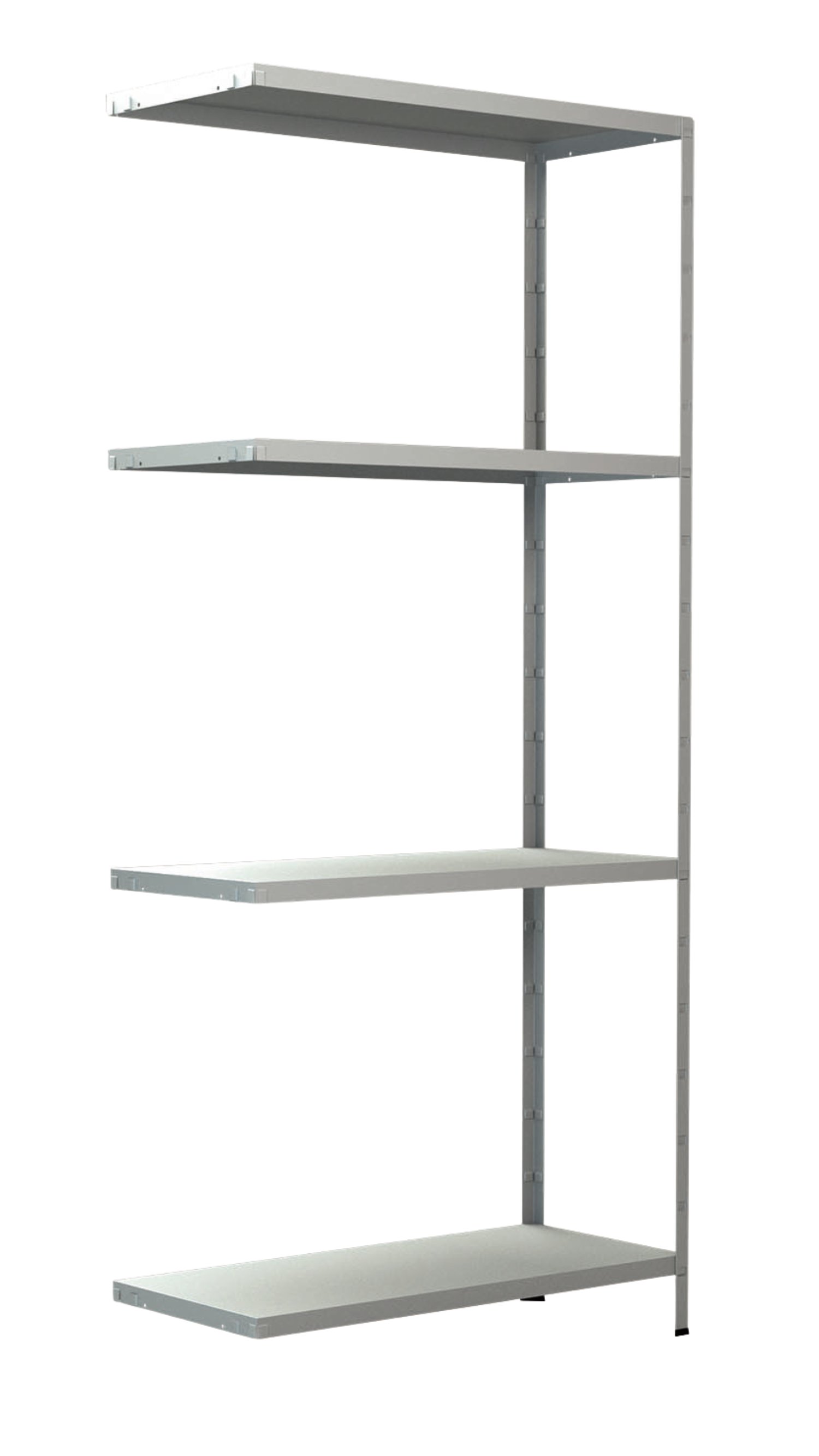 SCHULTE REGALWELT Steckanbauregal 4 Böden Weiß