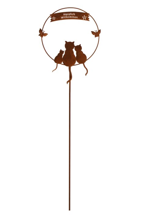 IMPOS Gartenstecker Katze ⌀ 23,5 cm