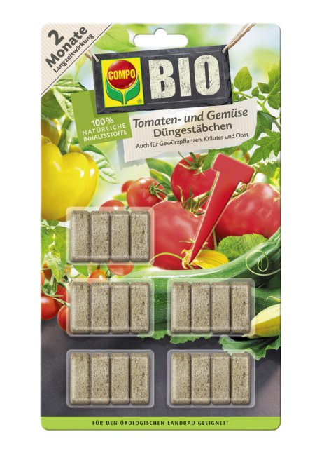 COMPO® Bio Tomaten- und Gemüse Düngerstäbchen