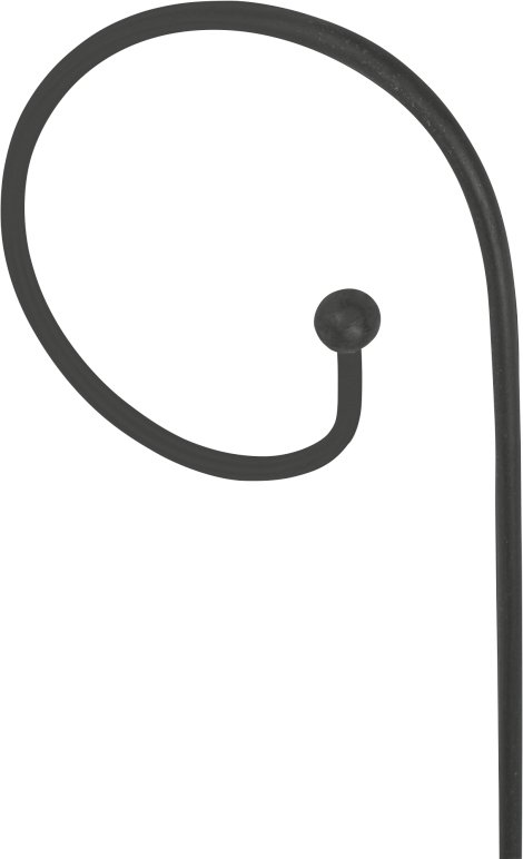 WINDHAGER Pflanzstab Kugel - spirale 1,5x120 cm, anthrazit