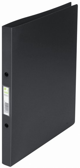 Q-Connect Ringmappe 2-Ring A4 Opak Schwarz 16 mm