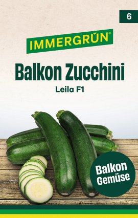IMMERGRÜN Tütensamen Zucchini Leila F1
