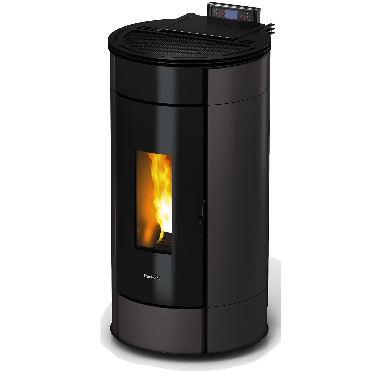 FREEPOINT Pelletofen Globe (Verkleidung: Stahl Anthrazit) 11 kW