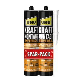 UHU Kraft & Montage Universal Spar-Packung 2x470 g