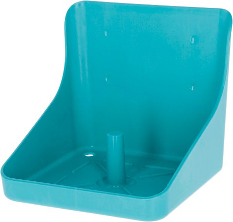 Lecksteinhalter ohne Einsatz 20,2 x 20,6 cm, aquamarin