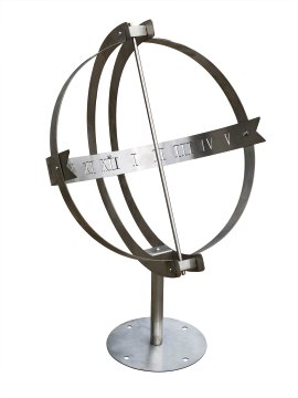 Sonnenuhr Edelstahl 50 cm