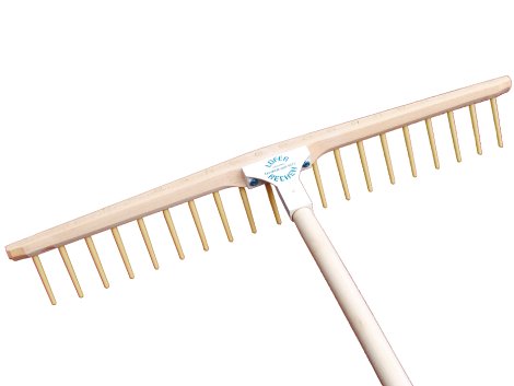 LOFER RECHEN Heurechen 20 gerade Nylonzinken Joch 73 cm