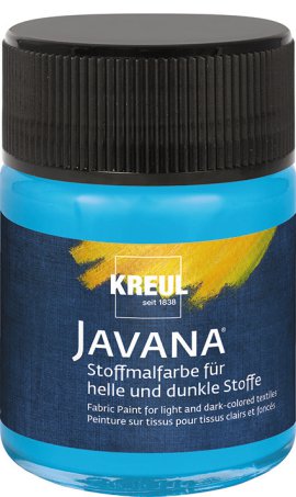 KREUL Stoffmalfarbe für helle/dunkle Stoffe Hellblau