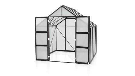 VITAVIA Gewächshaus Domus 6700 HKP 6 mm Schwarz