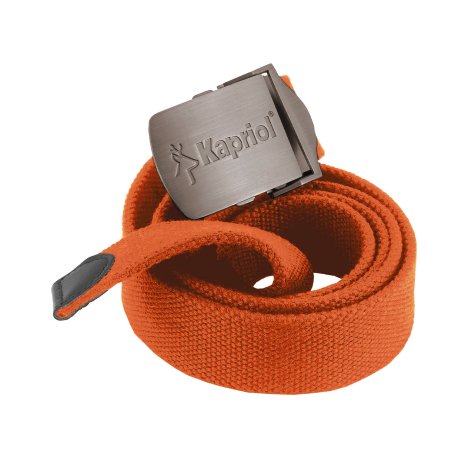 KAPRIOL Gewebegürtel mit metallverschluss Orange